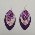 Handmade Leather Earrings – Lightweight Statement Earrings